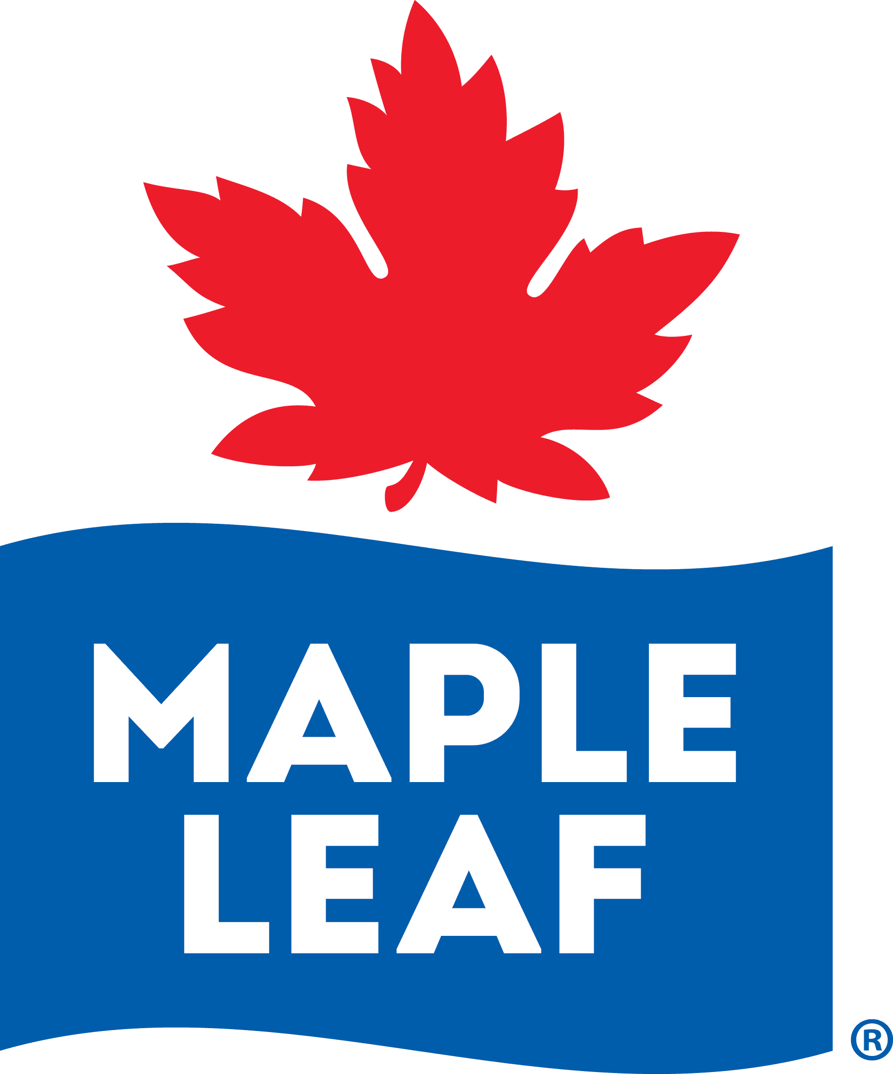 A mother feeding her daughter a Maple Leaf hot dog